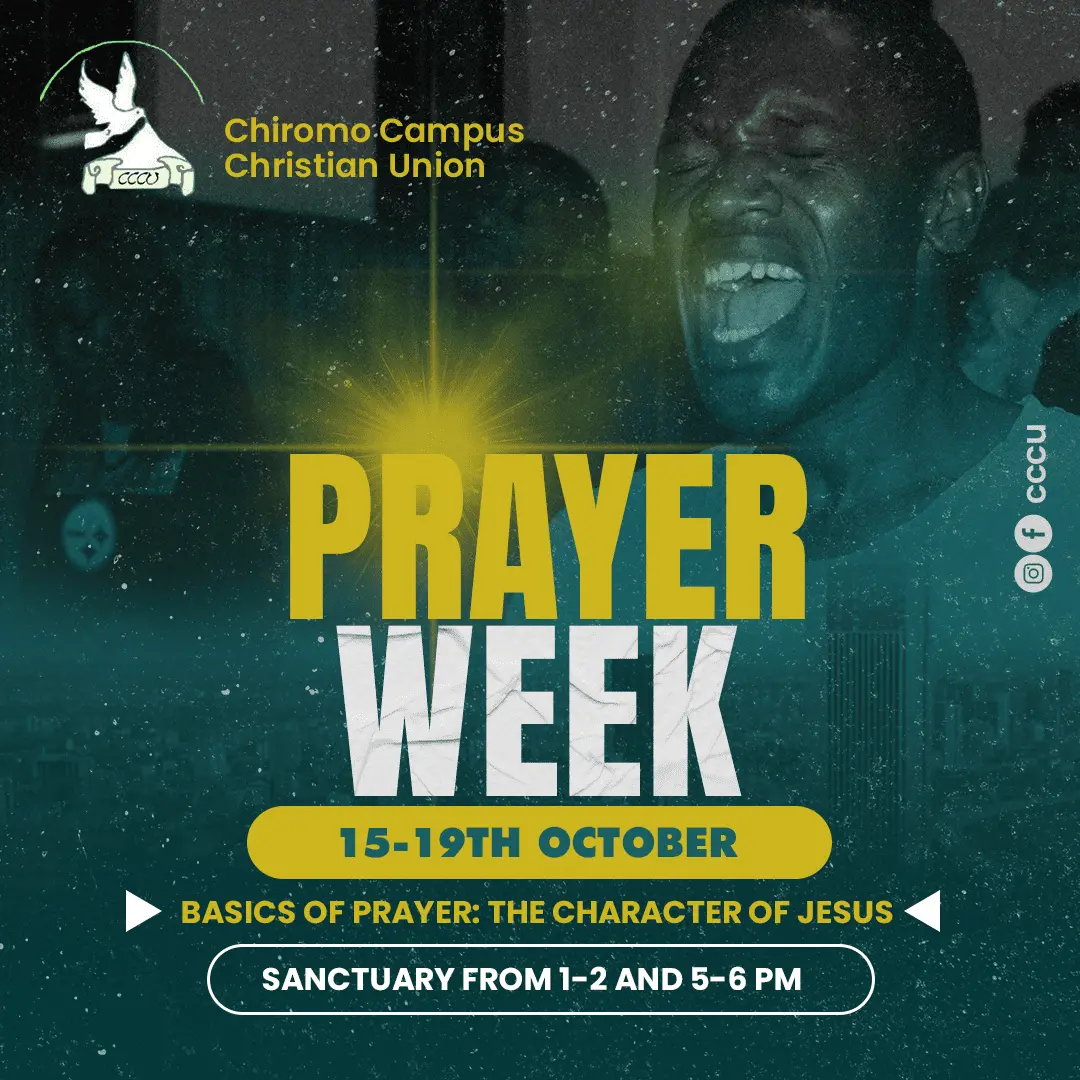 CCCU Prayer Week Poster